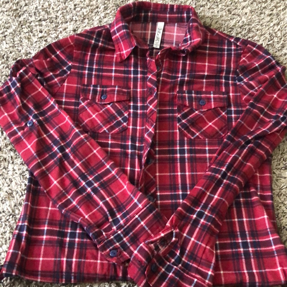 Beautiful button down long sleeve stripe shirt